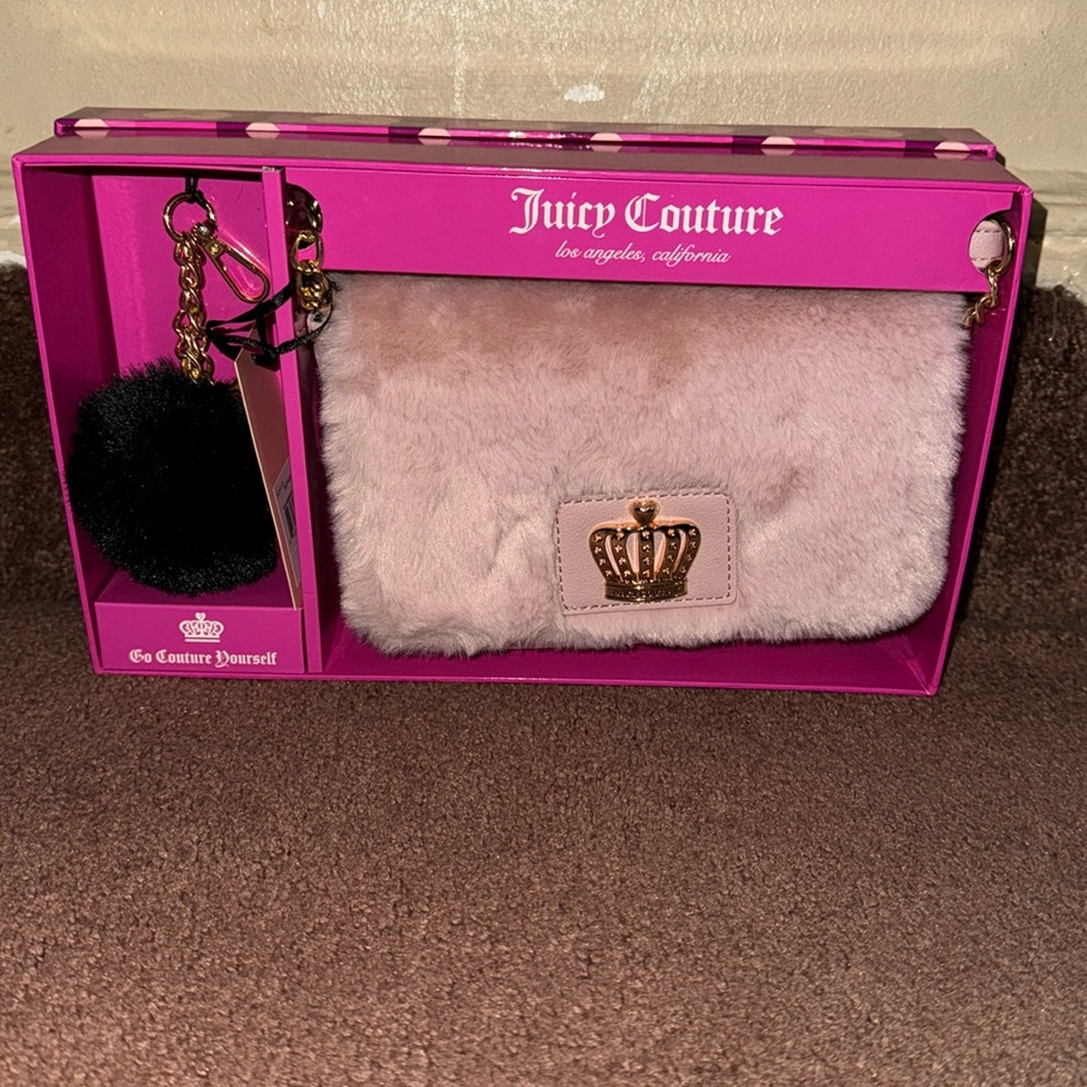 NWT Juicy Couture Dusty Blush Purse Gift Set
